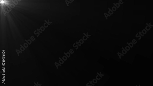 Overlays, light transition, effects sunlight, lens flare, light leaks. High-quality stock footage of sun rays light effects, for desi Optical Lens flare light background.4k video black background,