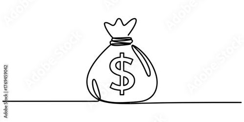 Continuous line drawing of two people pushing a large gear representing teamwork and mechanical collaboration vector