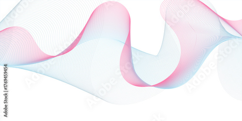 Abstract Digital Frequency Equalizer: A Stunning Visual Representation of Colorful Waves and Stylized Line Art with Blended Dots, Creating an Energetic and Modern Background Design"