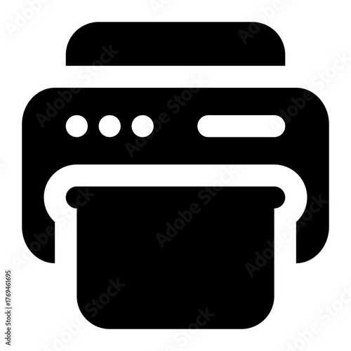printer scanner icon for illustration