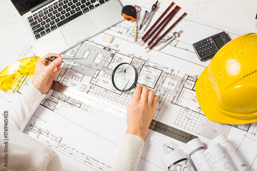 construction plan of the house
