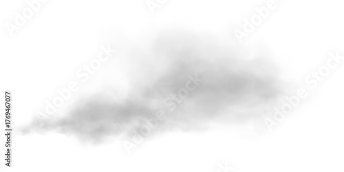 Realistic Smoke Texture Overlay Element for Decoration PNG
