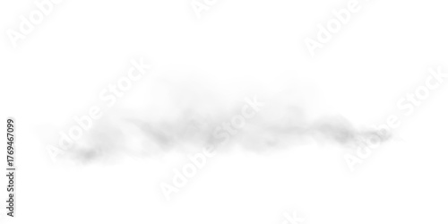 Realistic Smoke Texture Overlay Element for Decoration PNG