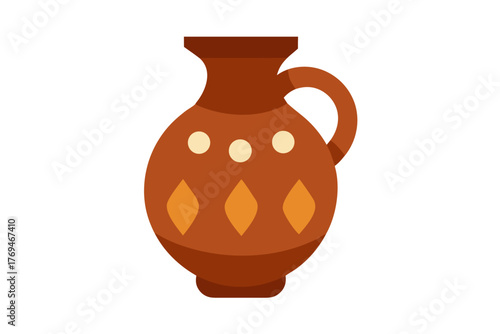 old clay jug
