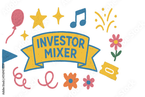 Investors gather at lively mixer event to network and discuss new opportunities in a vibrant setting