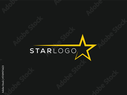 Minimal and professional star Logo design