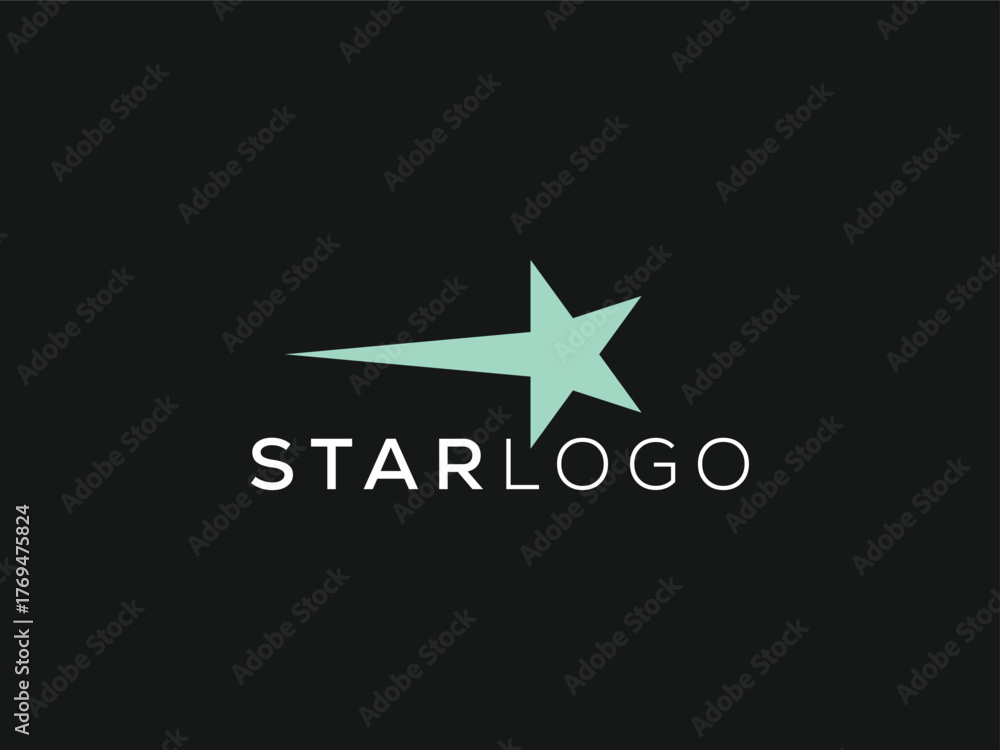 Obraz premium Minimal and professional star Logo design