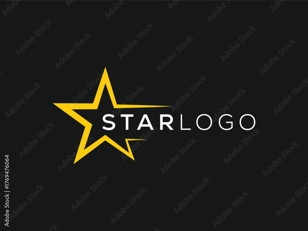 Obraz premium Minimal and professional star Logo design