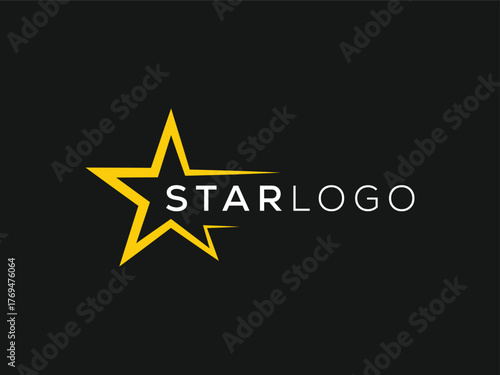 Minimal and professional star Logo design