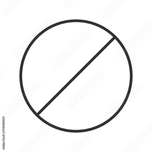 No trans fat icon in line design. trans fat free, no trans fat, nutrition, diet, healthy, lifestyle, food on white background vector. trans fat free editable stroke icon