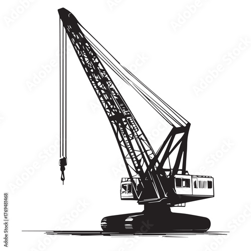 crane on a construction site