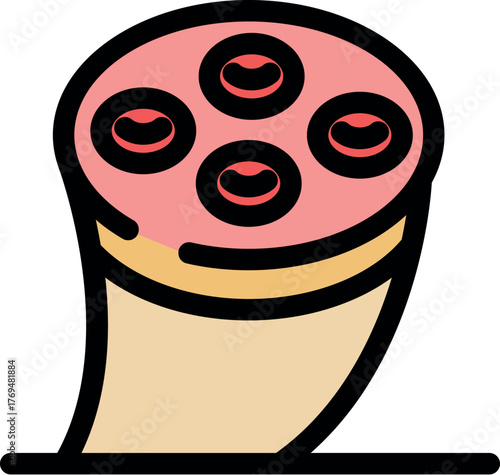 Stem cells generating red and white blood cells and platelets inside the bone marrow