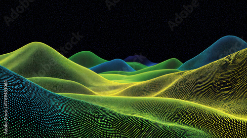 Abstract wavy background, waves and ripples in an unknown space