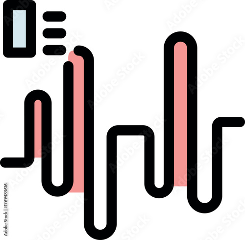 Voice command recognition software processing audio waveform for speech to text conversion