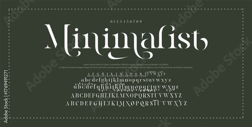 Elegant ligature alphabet letters font logo. Typography luxury classic lettering serif fonts decorative wedding vintage retro logos, design for fashion,beauty shop and brand . vector illustration