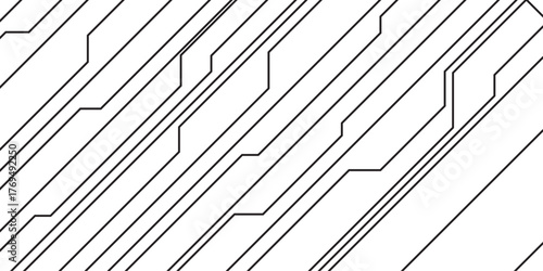 Abstract background of lines .Vector abstract digital technology communication lines background with social networking. Minimalist abstract background featuring thin black and gray diagonal lines on a