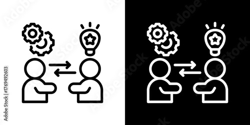Coaching Icon Vector Illustration 