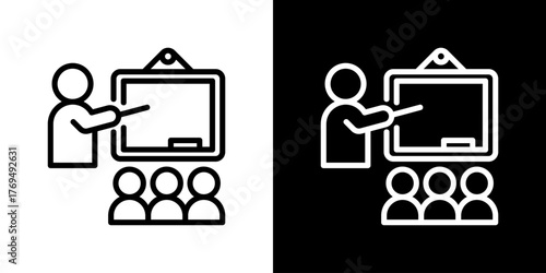 Lecture Icon Vector Illustration 