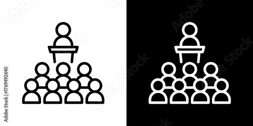 Conference Icon Vector Illustration 