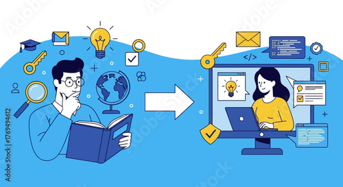 Transform Knowledge Online From Book to Screen with Digital Learning & Creative Problem Solving