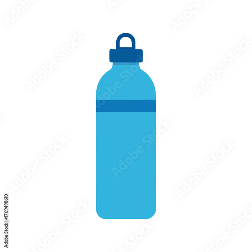 Minimalist water bottle vector illustration
