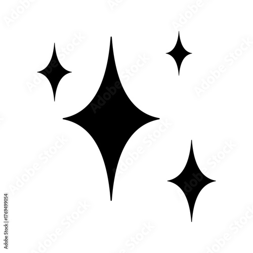 Sparkles icon. Star or Bright Light symbol