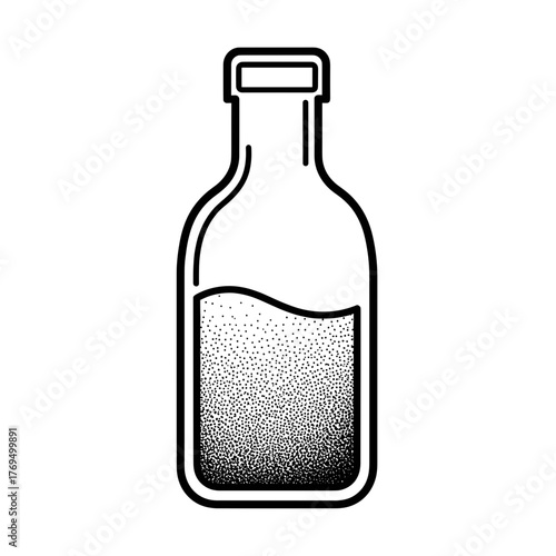 Bioplastics Icon, Plant-Based Polymer Symbol