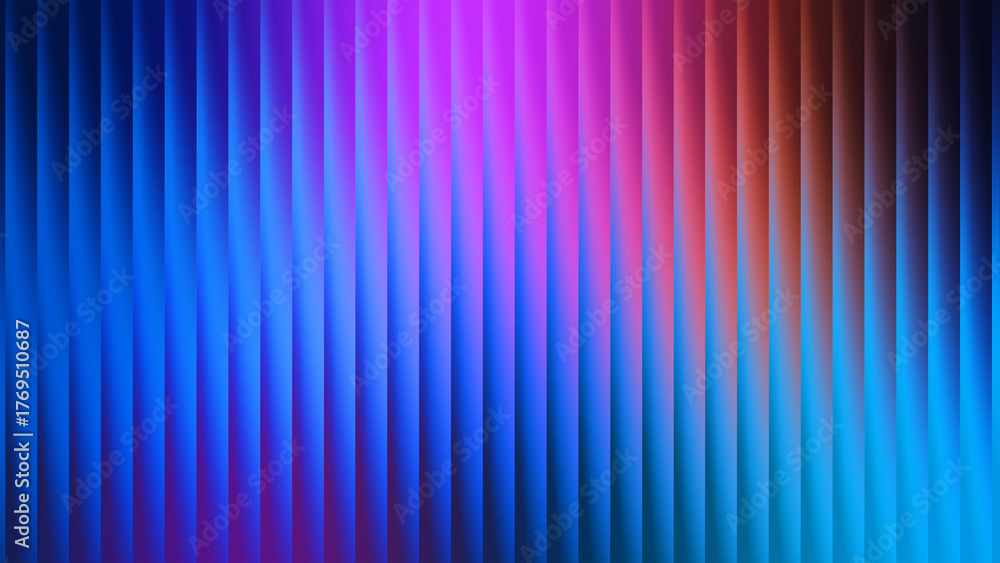 Fototapeta premium Abstract Gradient Stripes Vibrant Blend, Dynamic Color Transitions, Modern Pattern, Visual Texture, Decorative Background with Colorful Bands