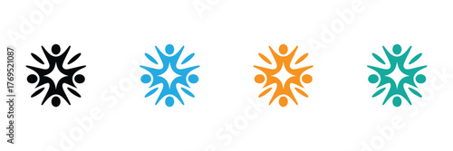 Inspiring symbol of unity, teamwork, and community engagement. Perfect for projects that promote collaboration, support, and global connection for positive change.