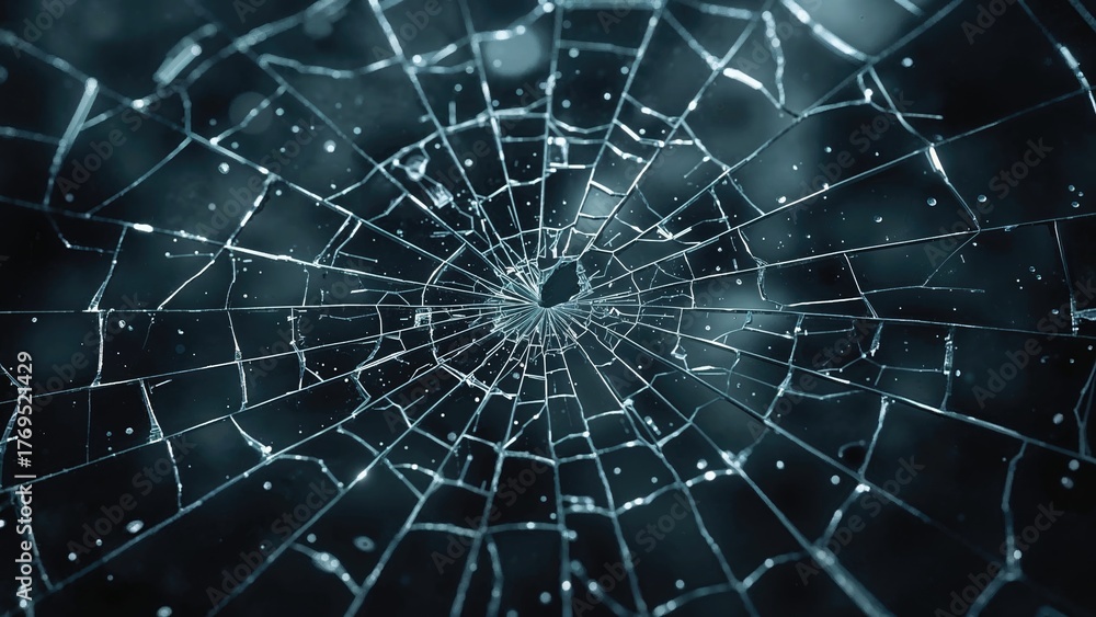 Obraz premium Close-up of wrinkles and cracks on a device caused by smash and fall bumps, showing detailed pattern and background