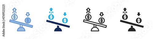 Scale Icon Collection Featuring Multiple Styles