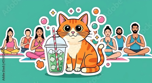 Zen Cat - Yoga, Refreshments, and Inner Peace.