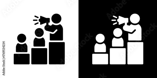 Mentoring Icon Vector Illustration 