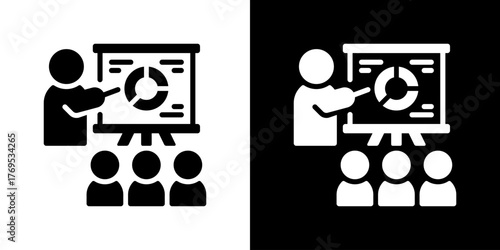 Presentation Icon Vector Illustration 