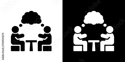 Brainstorming Icon Vector Illustration 