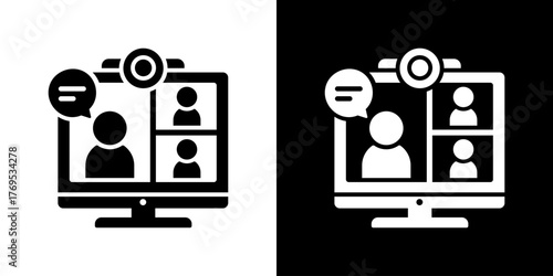 Webinar Icon Vector Illustration 