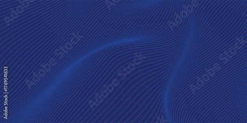 Premium background design with diagonal dark blue line pattern. Vector horizontal template for digital lux business banner.