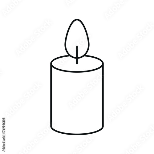 vector candle holder