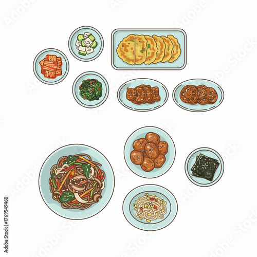 Variety of Banchan: Traditional Korean Side Dishes for Every Meal
