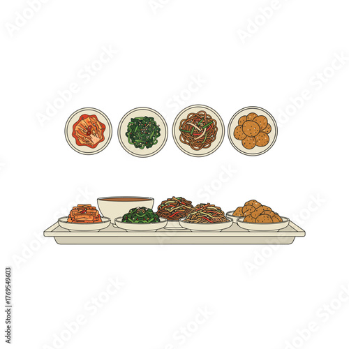 Variety of Banchan: Traditional Korean Side Dishes for Every Meal