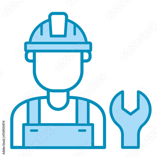 Worker   Icon Element For Design