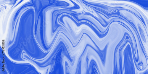 Abstract Blue and White Wavy Pattern. Abstract liquid blue background, can be used for background or wallpaper. abstract Beautiful blue and white Liquid Marble Swirl texture Background or wallpaper.
