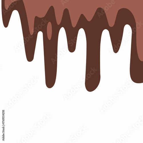 chocolate drip vector, choco melted, hot cocoa flow, sweet dessert vector, milk drop illustration, brown liquid wave, melting chocolate cartoon