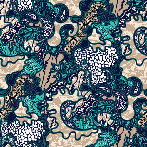 classic batik design with ornaments for the background