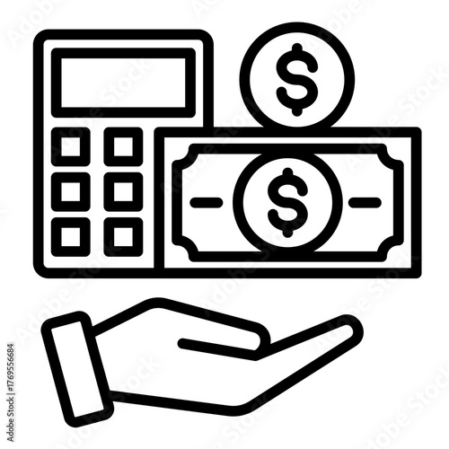 Budget   Icon Element For Design