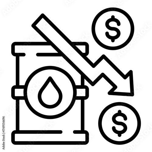Oil   Icon Element For Design