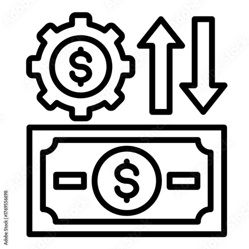 Financial   Icon Element For Design