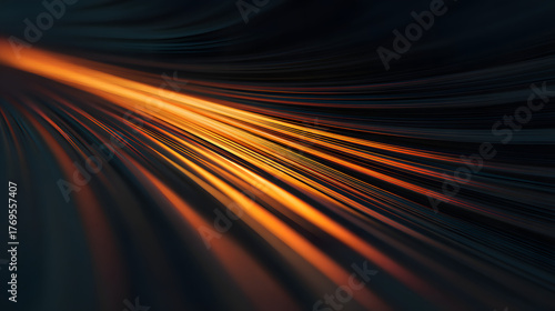 Glowing abstract background with orange waves and gradient.

Modern fluid light composition with warm orange tones