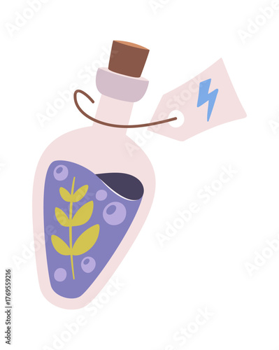 Magic elixir with herbal stem