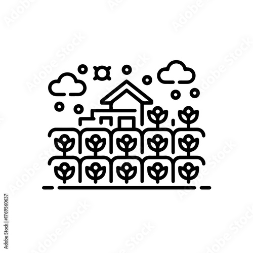 Sustainable farming with AI technology.